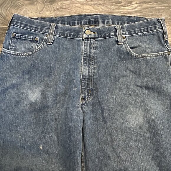 Carhartt Jeans 40x32 Workwear Relaxed Fit 5 Pocket Denim Yard Garage Painter - Picture 3 of 14